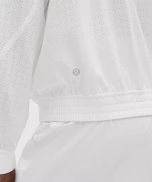 Adapted State Perforated Track Jacket | Women's Coats & Jackets