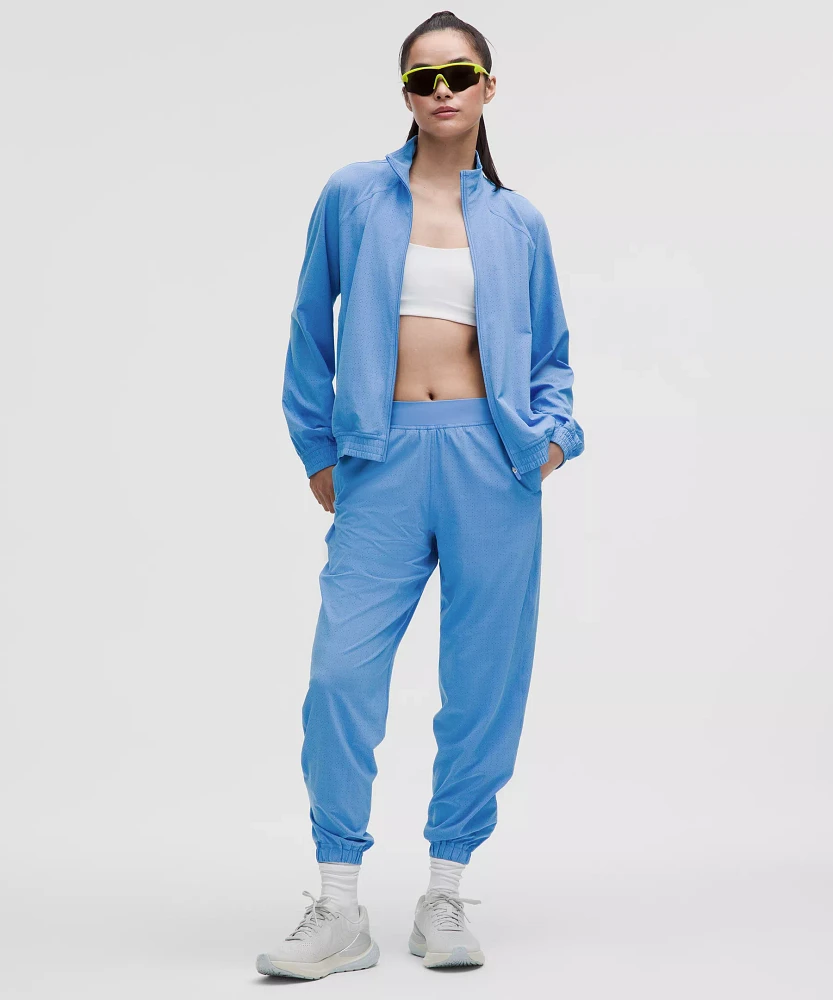Adapted State Perforated Track Jacket | Women's Coats & Jackets