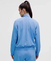Adapted State Perforated Track Jacket | Women's Coats & Jackets