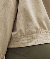 Adapted State Perforated Track Jacket | Women's Coats & Jackets