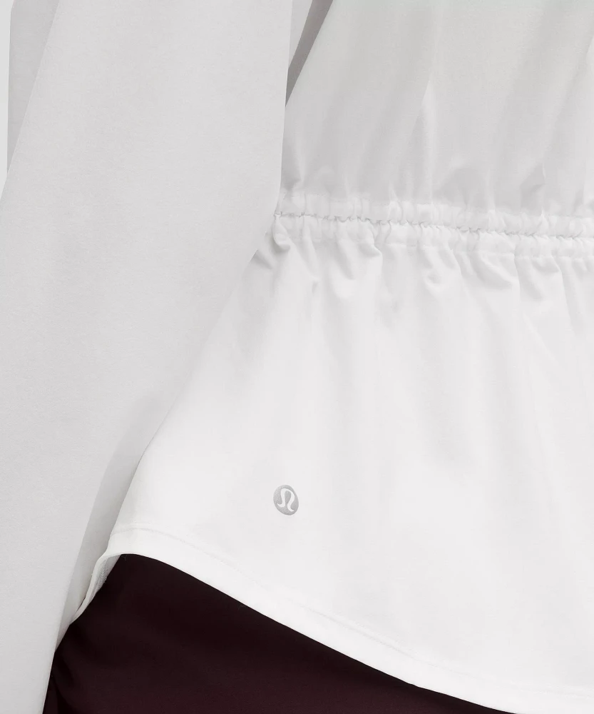 UV-Protective Cinch-Waist Running Jacket | Women's Coats & Jackets