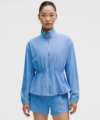 UV-Protective Cinch-Waist Running Jacket | Women's Coats & Jackets