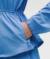 UV-Protective Cinch-Waist Running Jacket | Women's Coats & Jackets