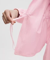 UV-Protective Cinch-Waist Running Jacket | Women's Coats & Jackets