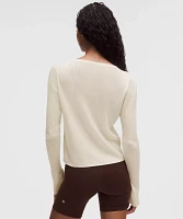 Cashmere Scalloped Cuff Cardigan | Women's Sweaters