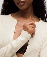 Cashmere Scalloped Cuff Cardigan | Women's Sweaters
