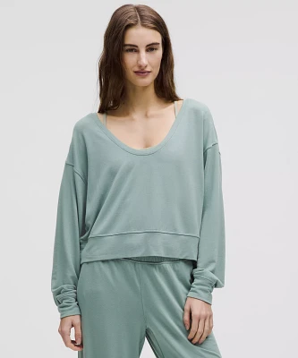 BeCalm Scoop-Neck Pullover | Women's Long Sleeve Shirts