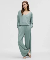 BeCalm Scoop-Neck Pullover | Women's Long Sleeve Shirts