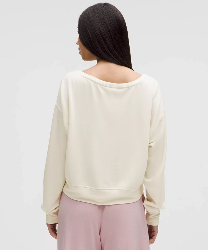 BeCalm Scoop-Neck Pullover | Women's Long Sleeve Shirts