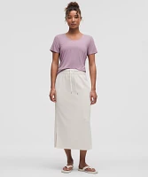 Modal-Silk Twist-Back Short-Sleeve Shirt | Women's Short Sleeve Shirts & Tee's