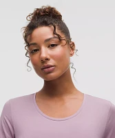 Modal-Silk Twist-Back Short-Sleeve Shirt | Women's Short Sleeve Shirts & Tee's