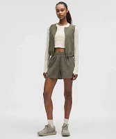 Grid-Texture Hiking Cargo Vest | Women's Hoodies & Sweatshirts