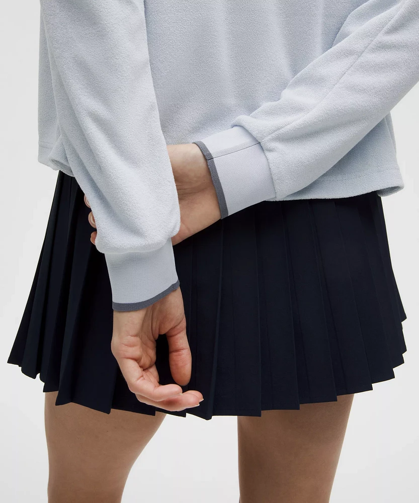 Cotton Terry Relaxed-Fit Polo Shirt | Women's Shirts
