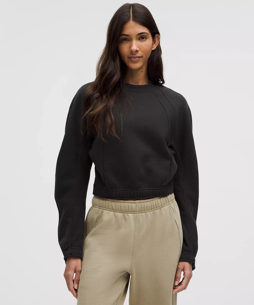 Scuba Cropped Relaxed Crewneck | Women's Hoodies & Sweatshirts