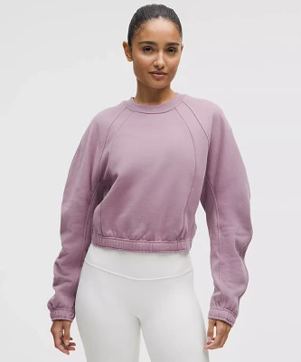 Scuba Cropped Relaxed Crewneck | Women's Hoodies & Sweatshirts
