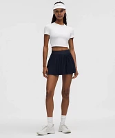 Tight-Fit Cropped Shelf-Bra T-Shirt *Light Support, B/C Cup | Women's Short Sleeve Shirts & Tee's