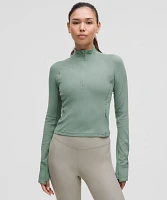 It's Rulu Ribbed Cropped Half Zip *Updated | Women's Hoodies & Sweatshirts