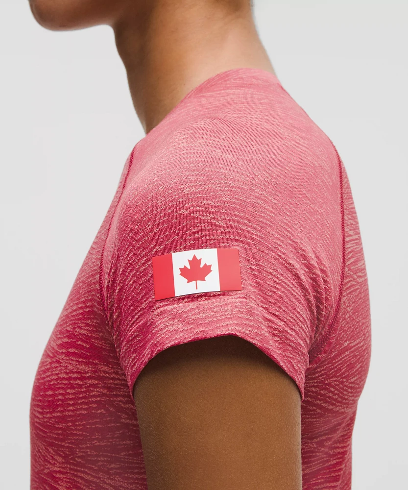 Team Canada Swiftly Tech Short-Sleeve Shirt 2.0 Hip Length *CPC Logo | Women's Shirts