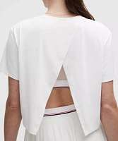 Pace Crush Cross-Back Graphic T-Shirt | Women's Short Sleeve Shirts & Tee's