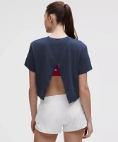 Pace Crush Cross-Back Graphic T-Shirt | Women's Short Sleeve Shirts & Tee's