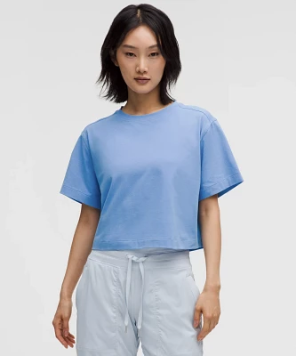 All Yours Organic Cotton Cropped T-Shirt | Women's Short Sleeve Shirts & Tee's
