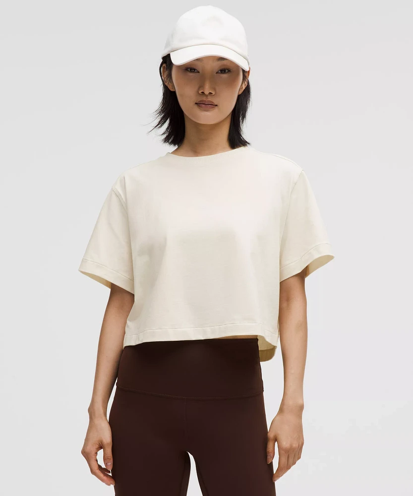 All Yours Organic Cotton Cropped T-Shirt | Women's Short Sleeve Shirts & Tee's