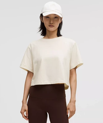 All Yours Organic Cotton Cropped T-Shirt | Women's Short Sleeve Shirts & Tee's