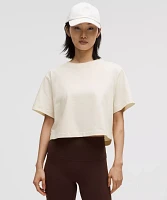All Yours Organic Cotton Cropped T-Shirt | Women's Short Sleeve Shirts & Tee's