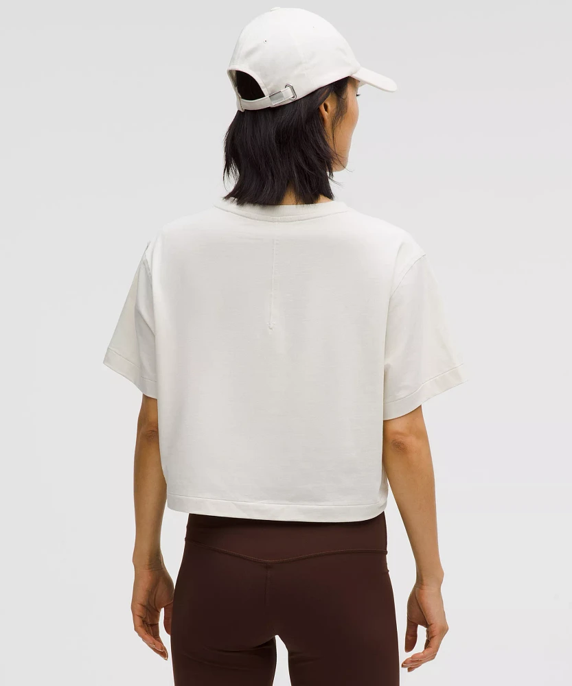 All Yours Organic Cotton Cropped T-Shirt | Women's Short Sleeve Shirts & Tee's