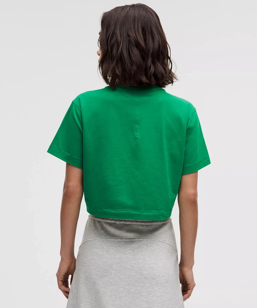 All Yours Organic Cotton Cropped T-Shirt | Women's Short Sleeve Shirts & Tee's