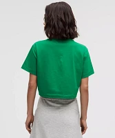 All Yours Organic Cotton Cropped T-Shirt | Women's Short Sleeve Shirts & Tee's
