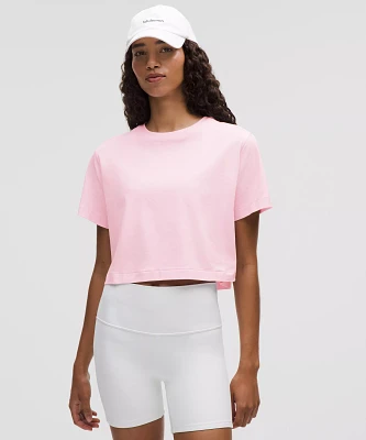 All Yours Organic Cotton Cropped T-Shirt | Women's Short Sleeve Shirts & Tee's