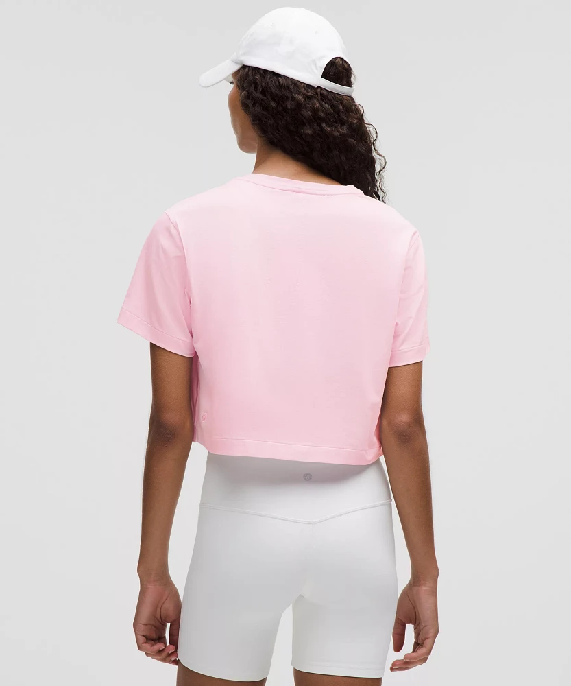 All Yours Organic Cotton Cropped T-Shirt | Women's Short Sleeve Shirts & Tee's