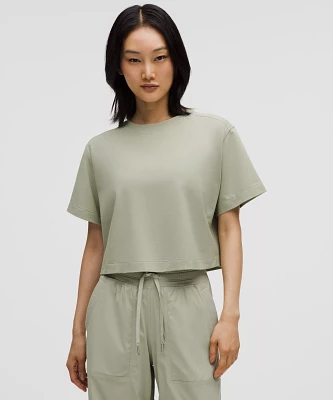 All Yours Organic Cotton Cropped T-Shirt | Women's Short Sleeve Shirts & Tee's