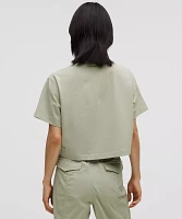 All Yours Organic Cotton Cropped T-Shirt | Women's Short Sleeve Shirts & Tee's