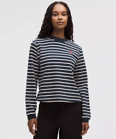 Cotton French Terry Crewneck Pullover | Women's Sweaters