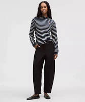 Cotton French Terry Crewneck Pullover | Women's Sweaters