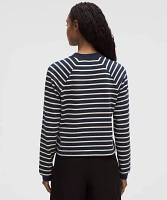Cotton French Terry Crewneck Pullover | Women's Sweaters