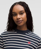 Cotton French Terry Crewneck Pullover | Women's Sweaters