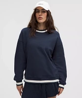 Perfectly Oversized Ringer Crew | Women's Hoodies & Sweatshirts
