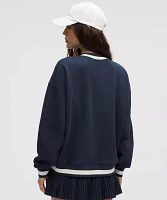 Perfectly Oversized Ringer Crew | Women's Hoodies & Sweatshirts