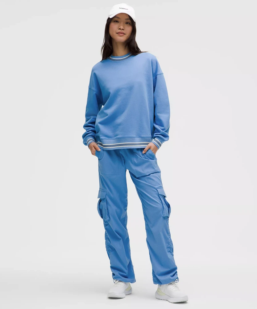 Perfectly Oversized Ringer Crew | Women's Hoodies & Sweatshirts