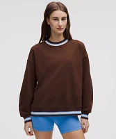 Perfectly Oversized Ringer Crew | Women's Hoodies & Sweatshirts