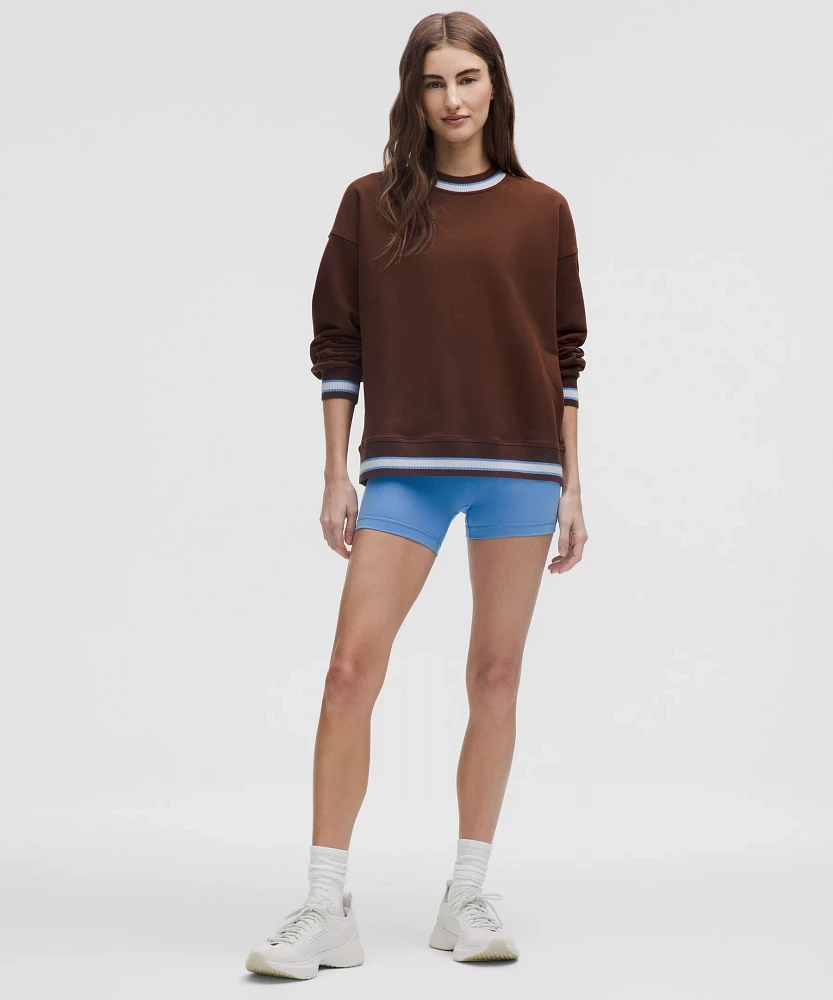 Perfectly Oversized Ringer Crew | Women's Hoodies & Sweatshirts