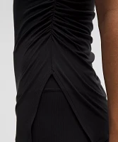 Modal-Silk Asymmetrical-Hem T-Shirt | Women's Short Sleeve Shirts & Tee's