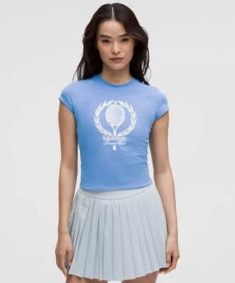 Organic Cotton Baby Tee *Tennis Club | Women's Short Sleeve Shirts & Tee's