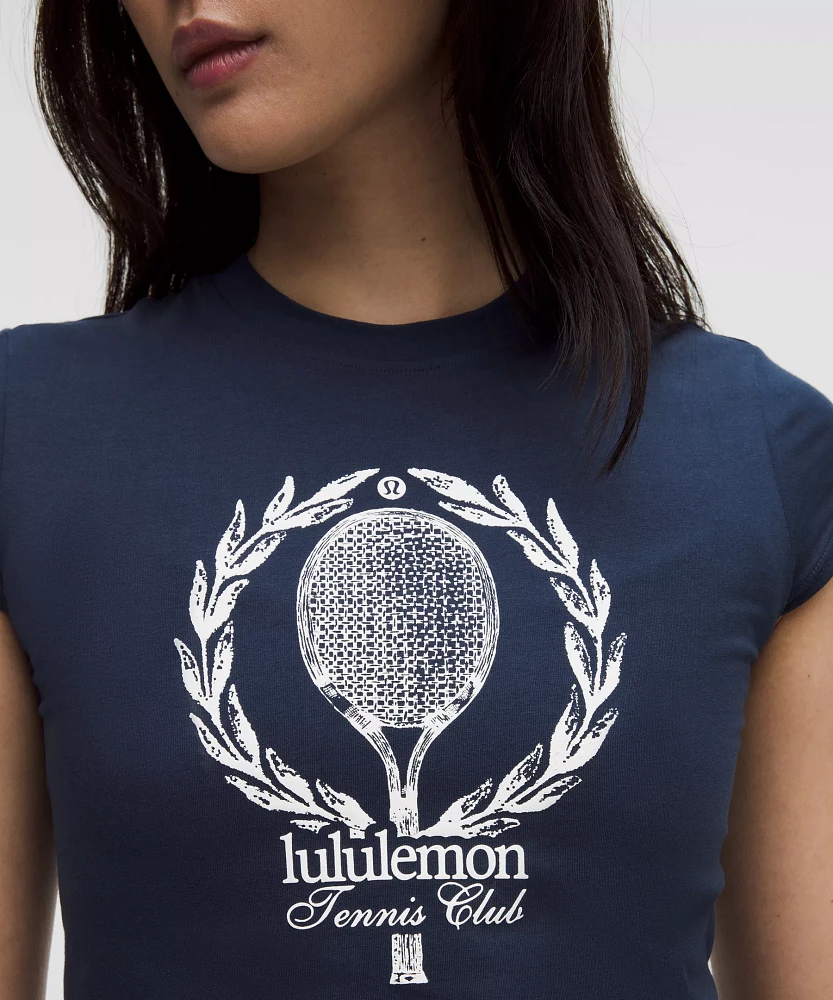 Organic Cotton Baby Tee *Tennis Club | Women's Short Sleeve Shirts & Tee's