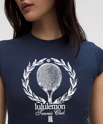 Organic Cotton Baby Tee *Tennis Club | Women's Short Sleeve Shirts & Tee's