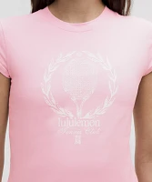 Organic Cotton Baby Tee *Tennis Club | Women's Short Sleeve Shirts & Tee's