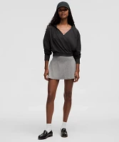 Soft Jersey Relaxed Wrap-Front Hoodie | Women's Hoodies & Sweatshirts